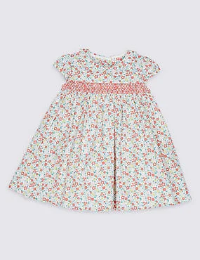 m&s ditsy floral dress