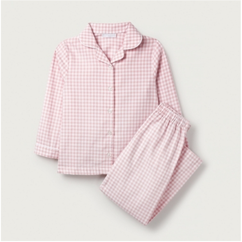 baby gingham pyjamas