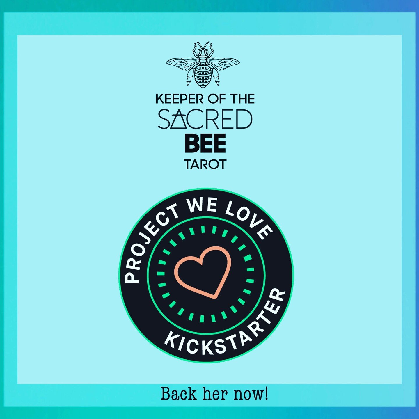 We got a little love from Kickstarter
The Keeper of The Sacred Bee joins her sister deck The Journey of The Sacred Bee as a project they love. It's like getting a warm hug!

As of this post there are only 17 Moonlit Faye bags left! And you know that 