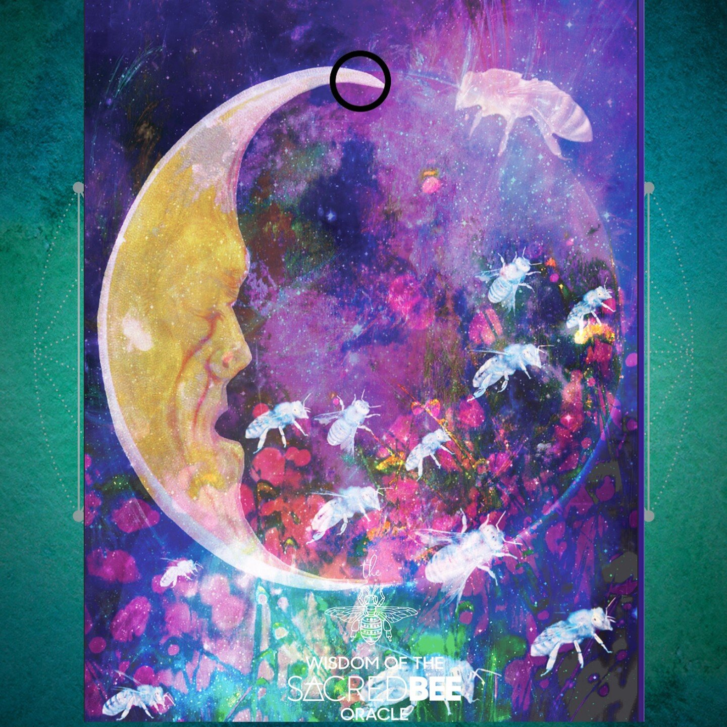The Bee in the Moon

Wisdom in knowing that we don&rsquo;t have to know. We can just trust and let go.

The bees may know... They've been considered messengers between worlds in legends going back forever.

Deck: The Wisdom of The Sacred Bee Oracle

