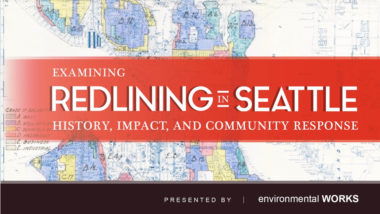 Please join us on October 29, 6-7:30 pm, for a presentation by Habtamu Abdi and EW's Robert Drucker on redlining in Seattle: its history, impact, and a community response. Mr. Abdi is the SPD’s East African Community Liaison and a collaborator with the Ethiopian Community in Seattle, which is working to prevent displacement in South Seattle. More information on our Facebook event page .