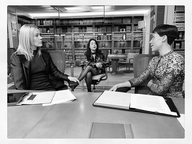 &ldquo;Something To Talk About&rdquo; @CushJumboHere @SarahSteeleHere @AndreaAndersMe &amp; @TheGoodFightCBS Season Finale is upon us. From my BTS vault. #TheGoodFight #BTS