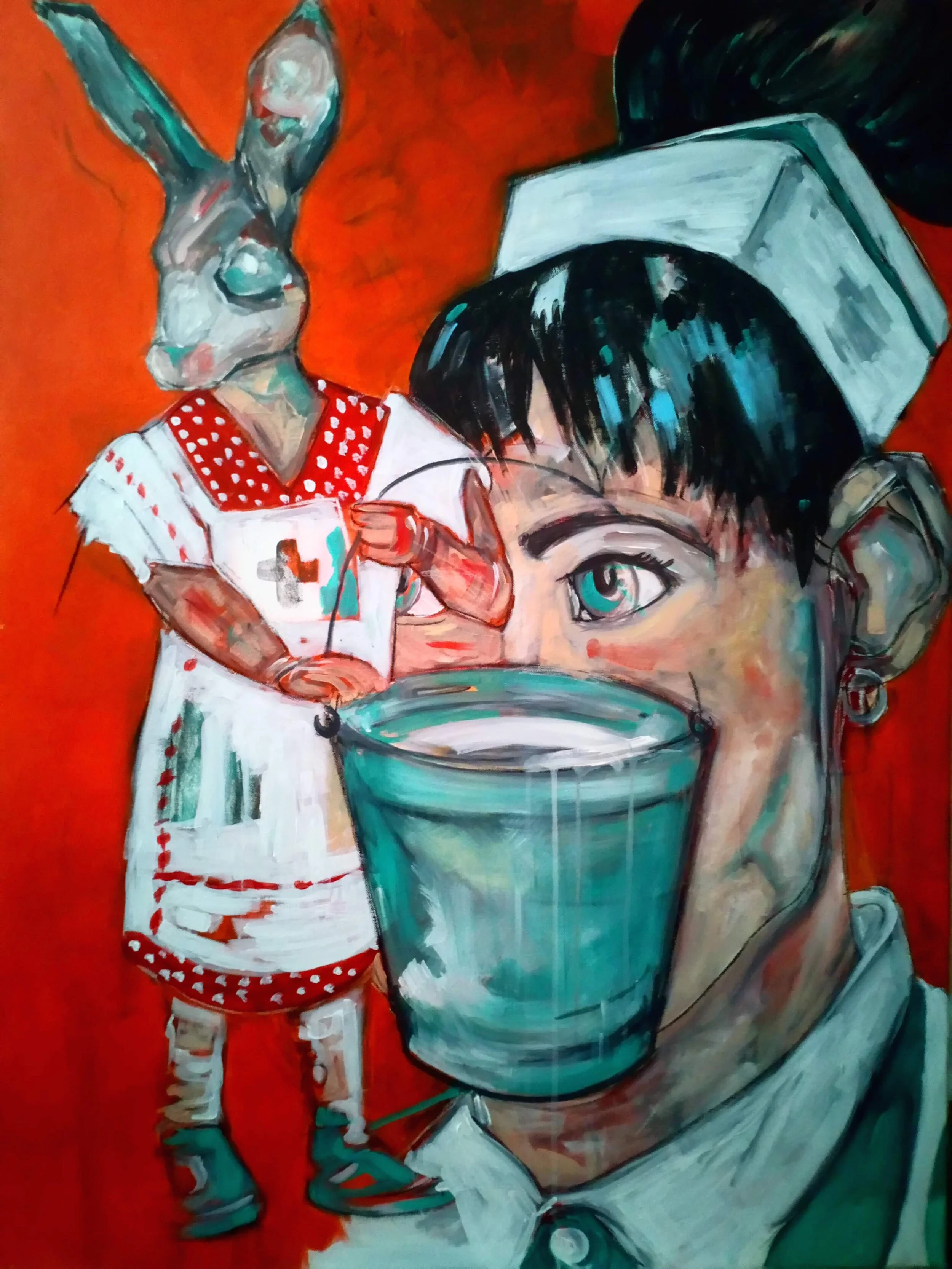 nurse , art , los angeles , animals , landscape