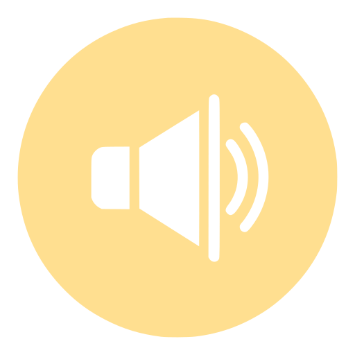 Speaker icon indicating sound or volume.