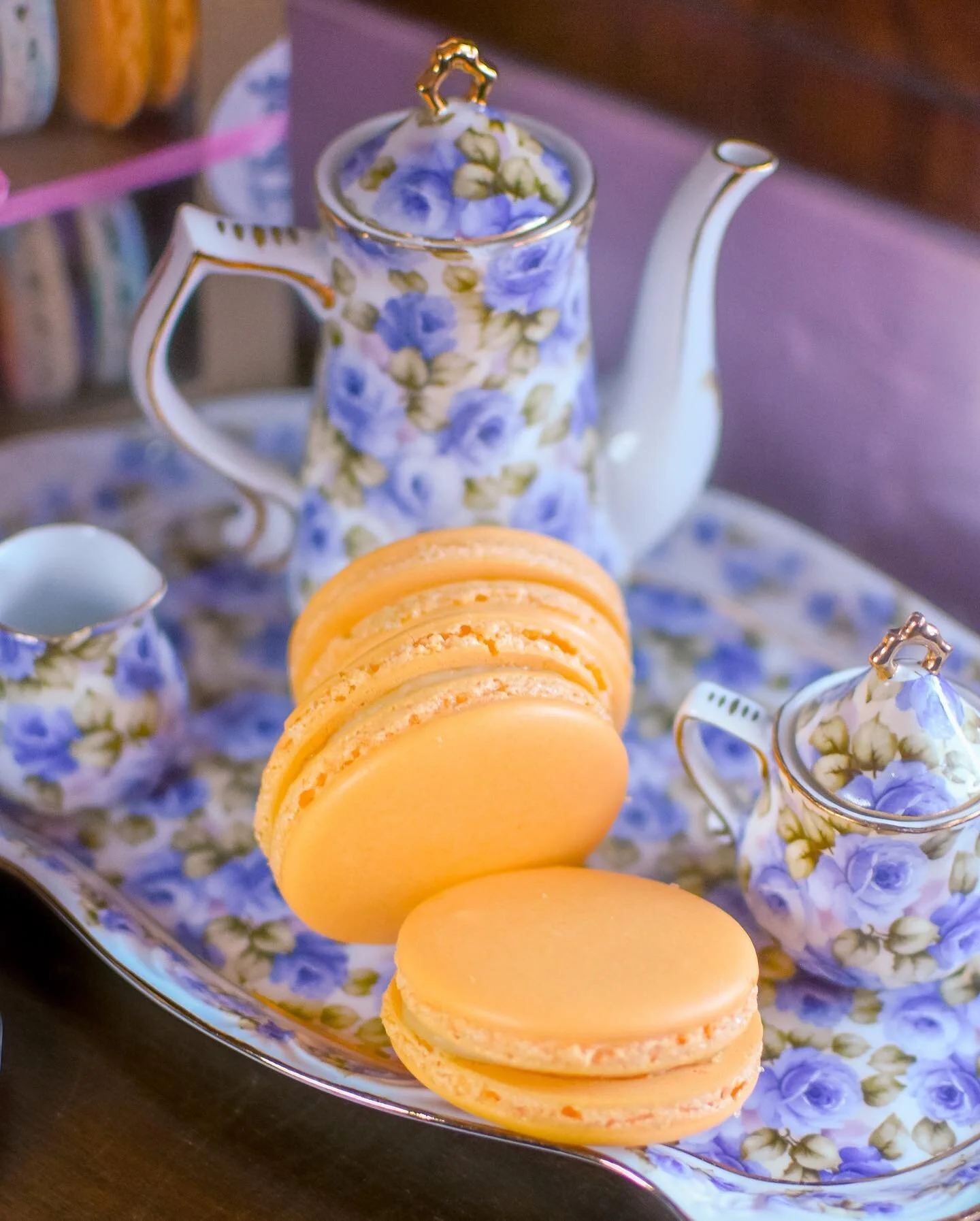 I love taking photos of these beautiful macarons! They are super yummy and look so fancy! I am finding that I really enjoy taking photos for small businesses. I love creating content for folks to push their business out there. I&rsquo;ll be sharing m