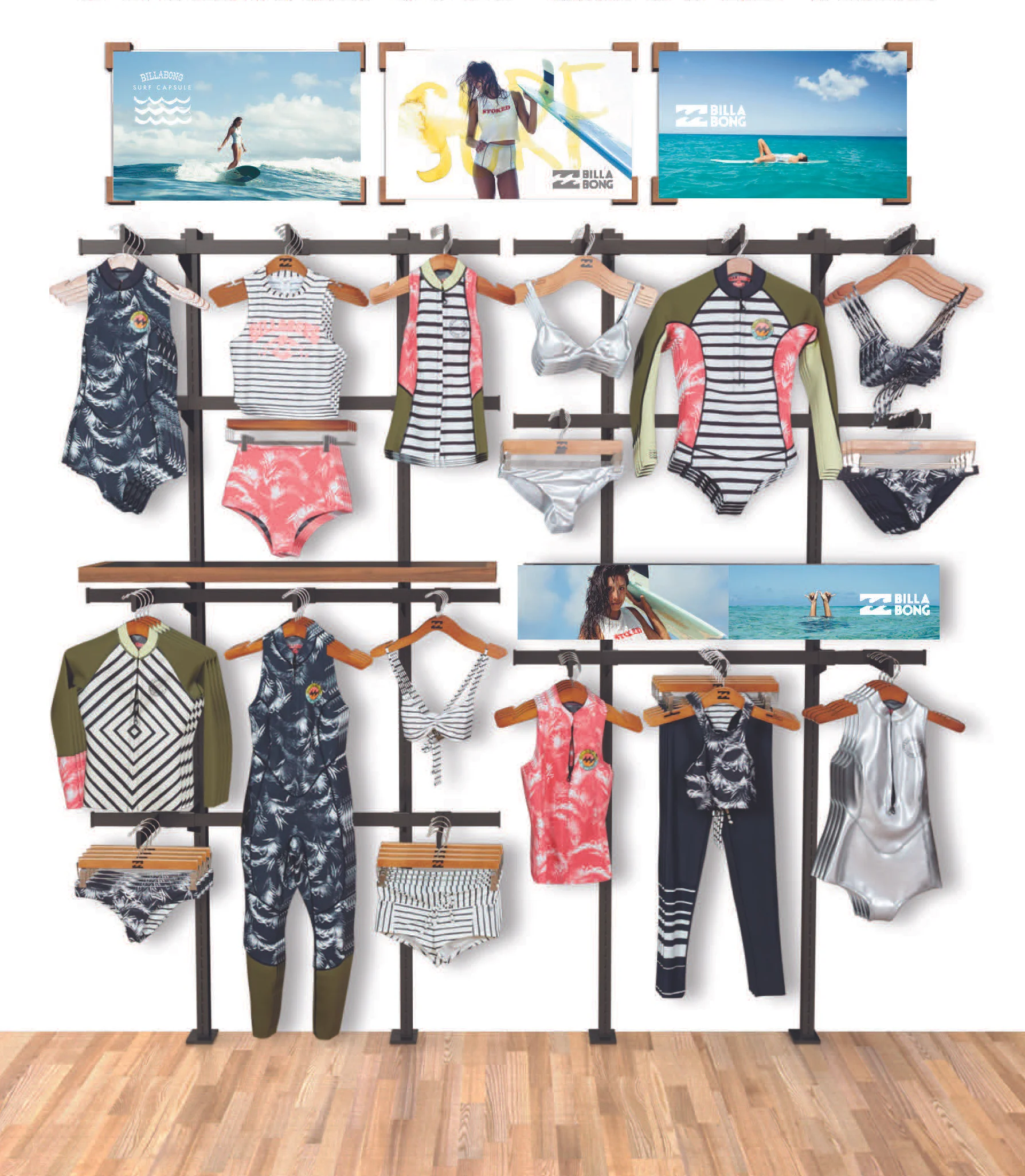 Billabong POP Signage — Design