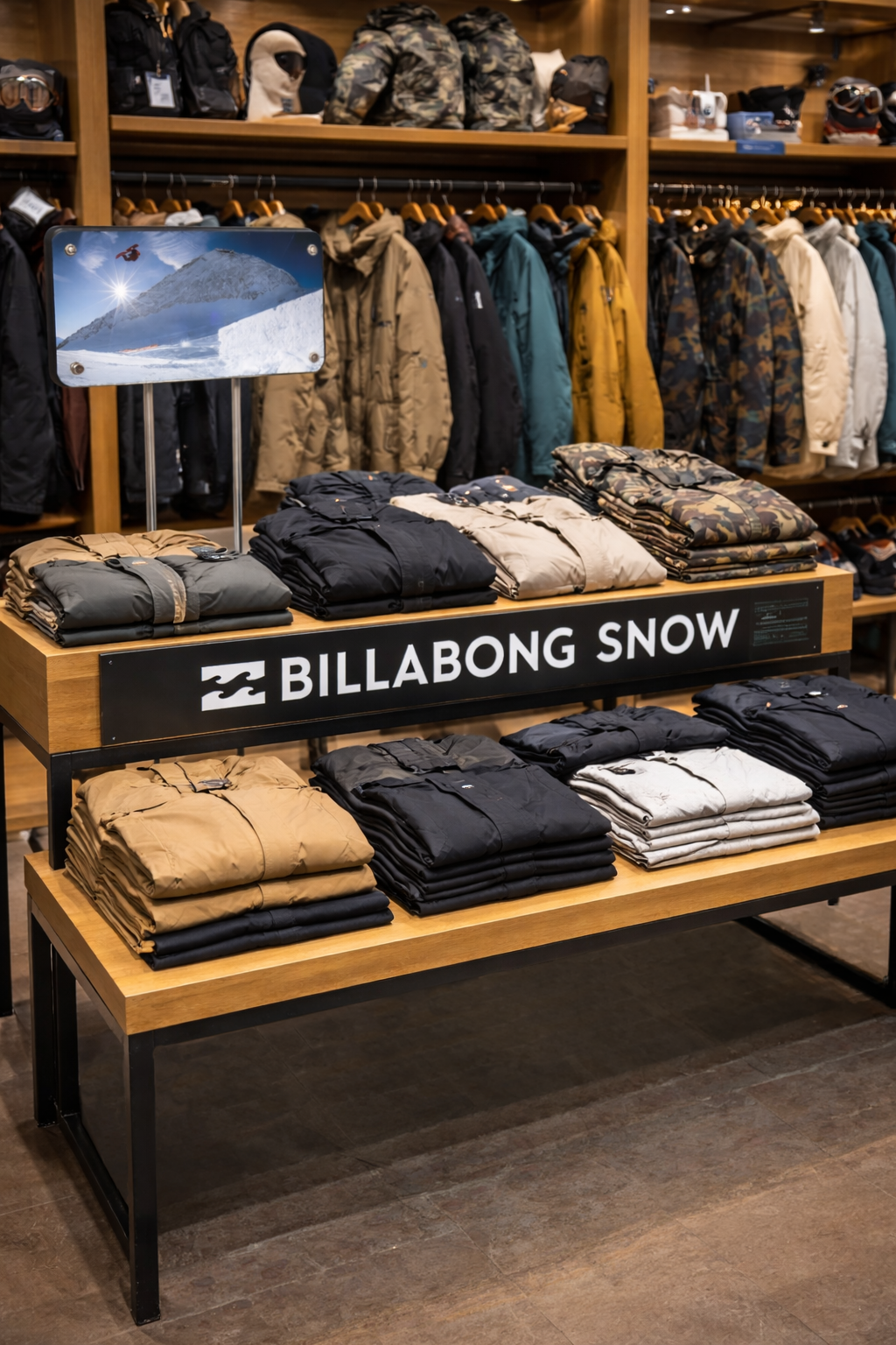 Billabong snow outerwear collection display.png