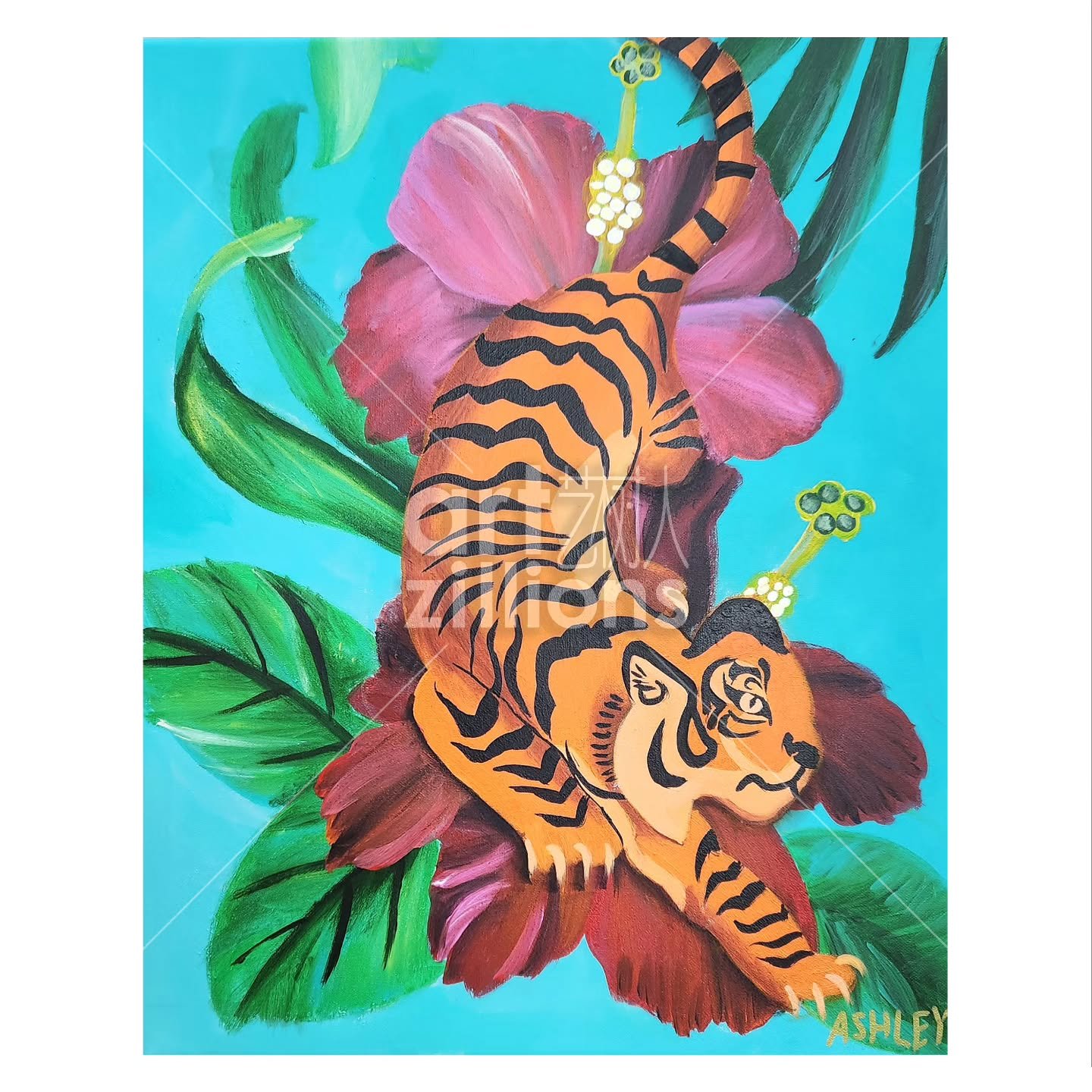 A Fusion of Strength &amp; Grace
Acrylic on Canvas
40 x 50cm

#artzillions #artzillionsartists #acrylicpainting #giftedartist  #sandacrylic