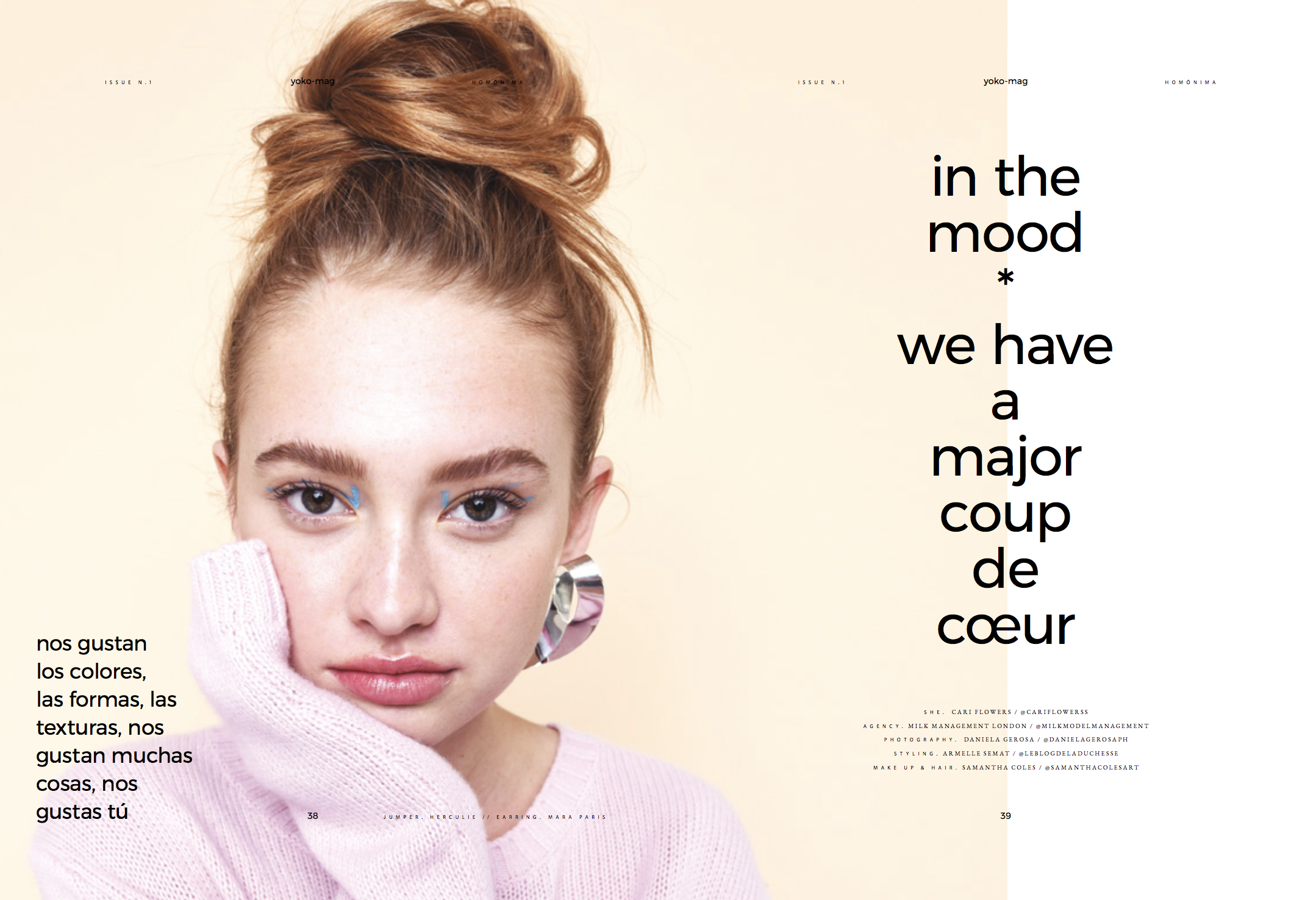 Yoko Magazine. Editorial. Photography by Daniela Gerosa