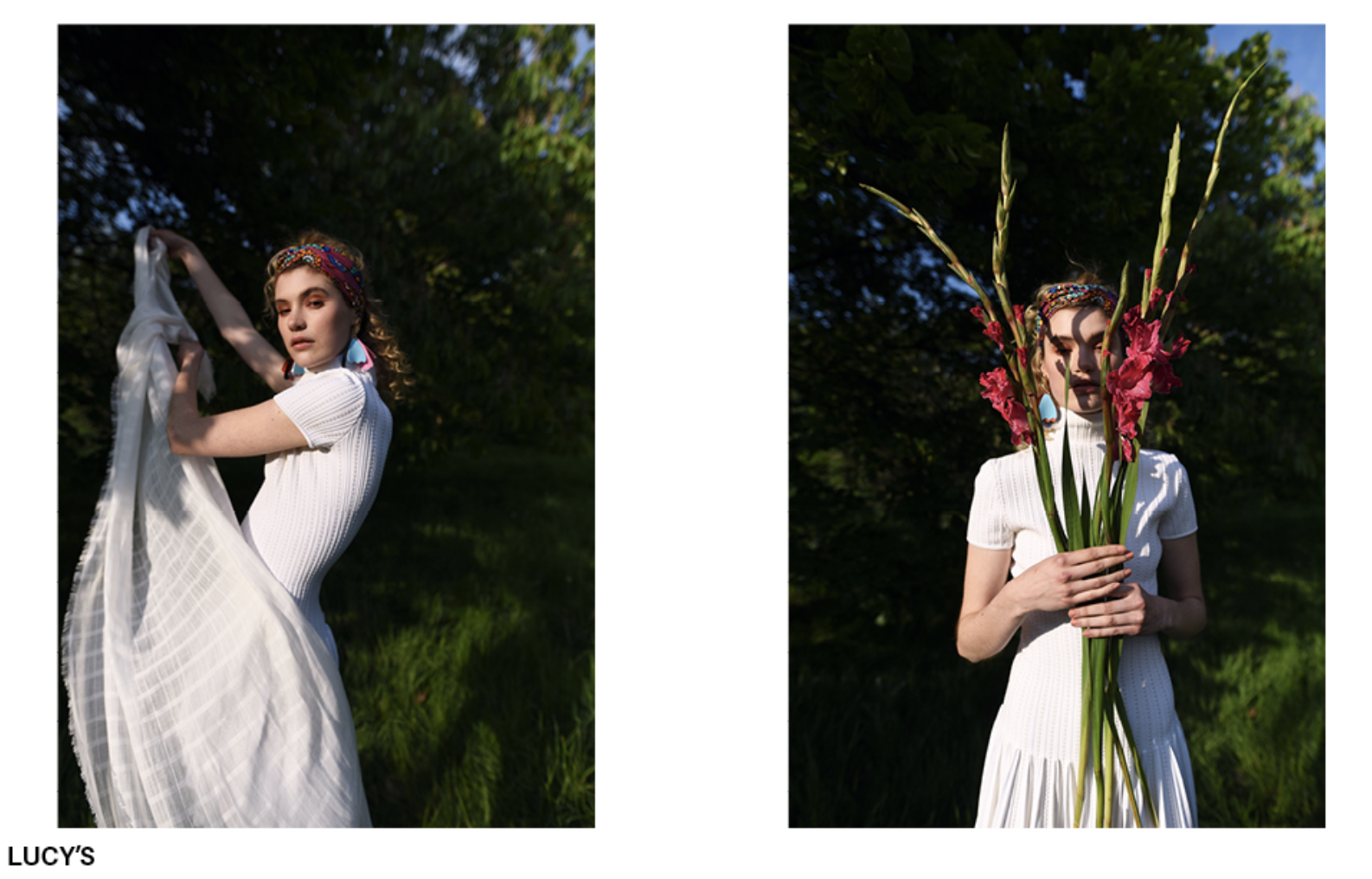 Lucy's Magazine. Photography by Daniela Gereosa. Hair by Kristine Cimbule
