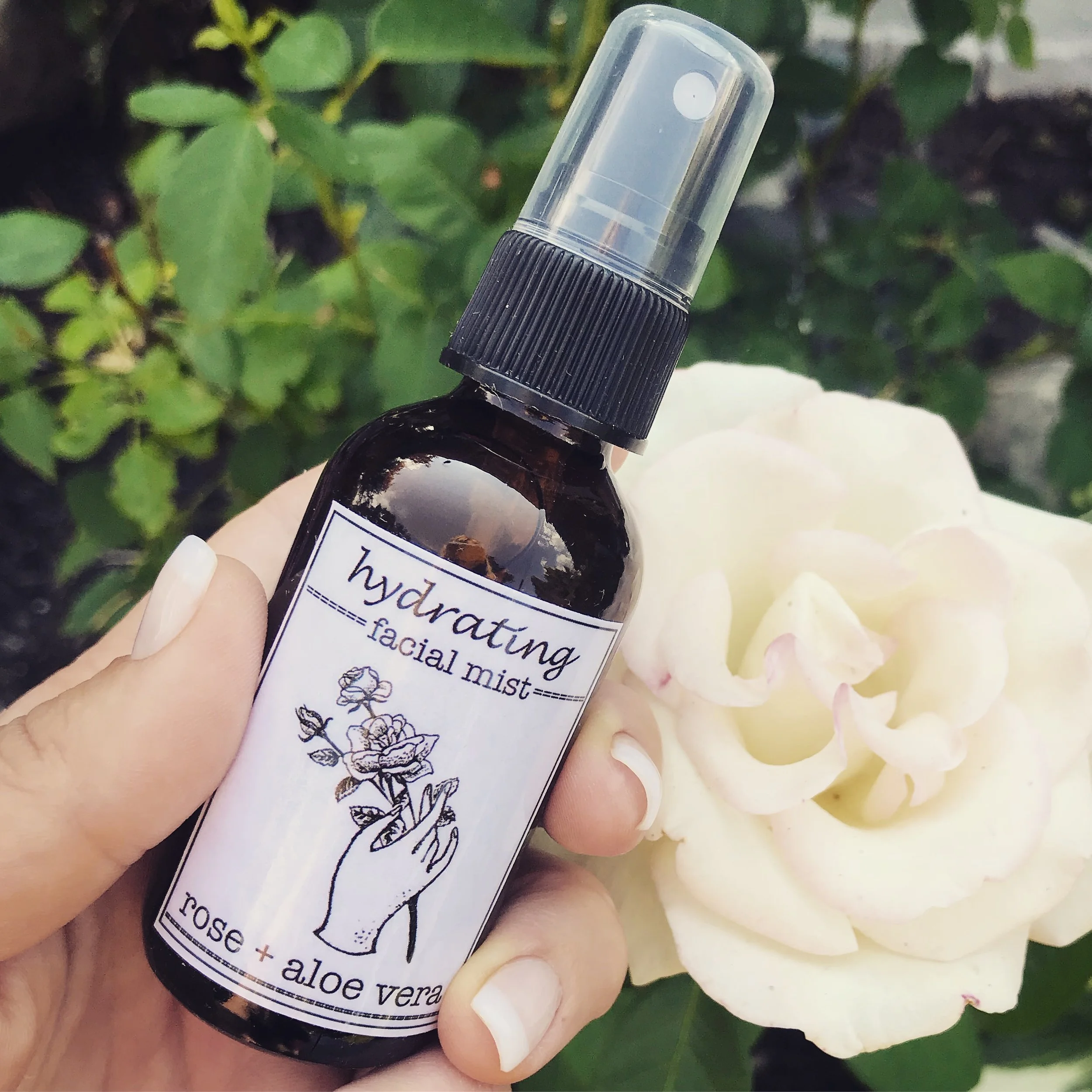 Rose + Aloe Vera Face Mist — Valley Mystic Soap Co.