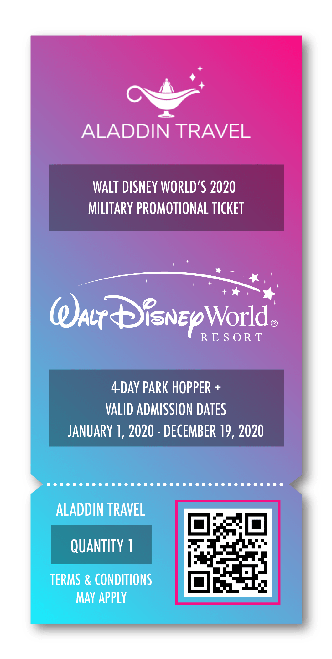4 day park hopper plus disney ticket