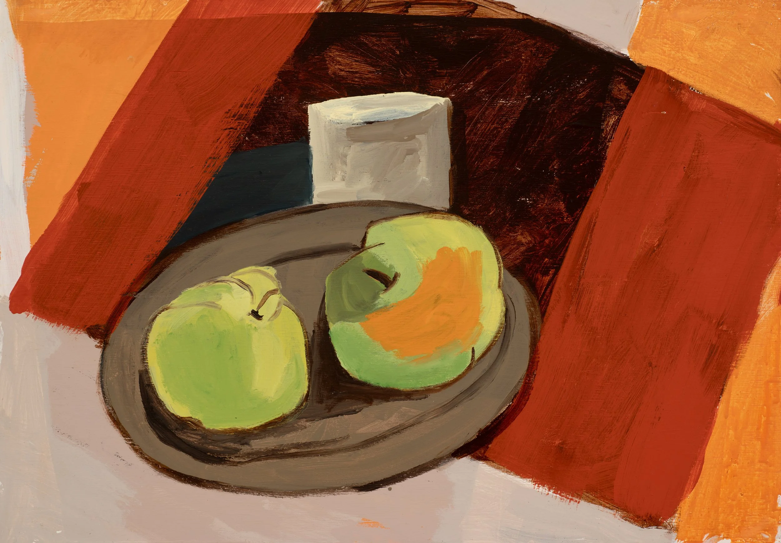 Forbidden Fruit, 45 x 30, Synthetic polymer paint on board, 2026