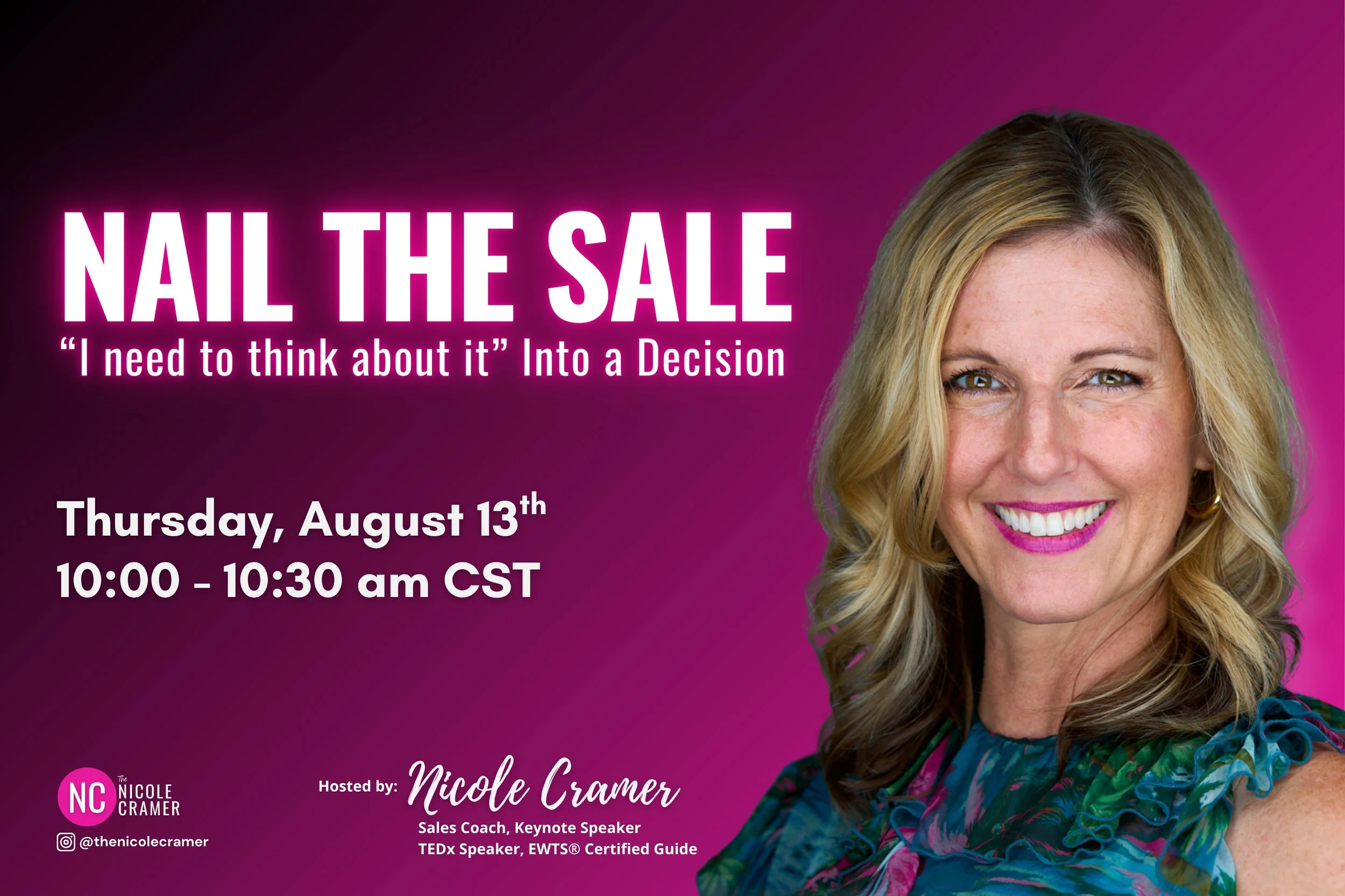 Nail The Sale: Turn “I need to think about it” Into a Decision