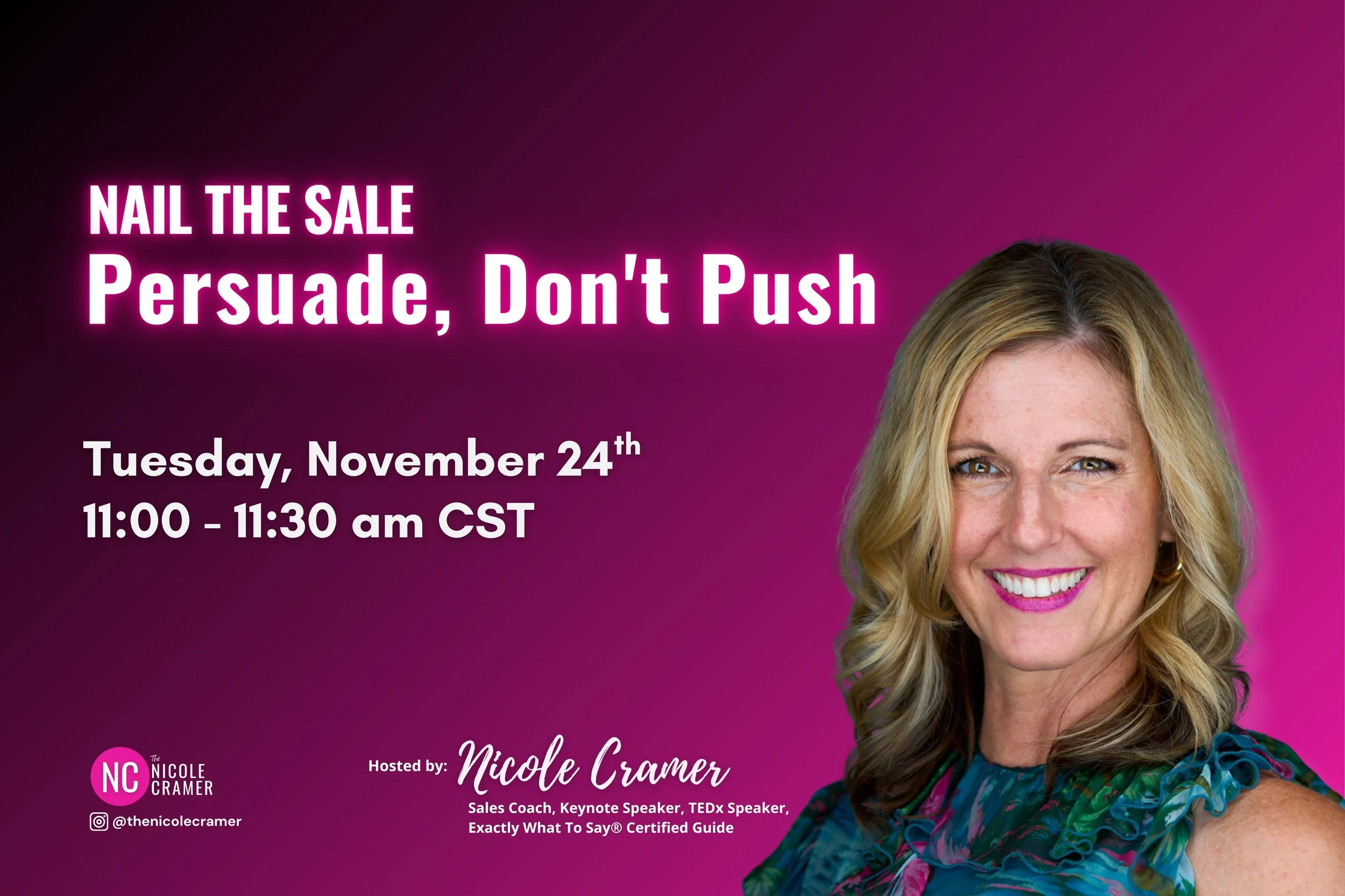Nail The Sale: Persuade, Don't Push