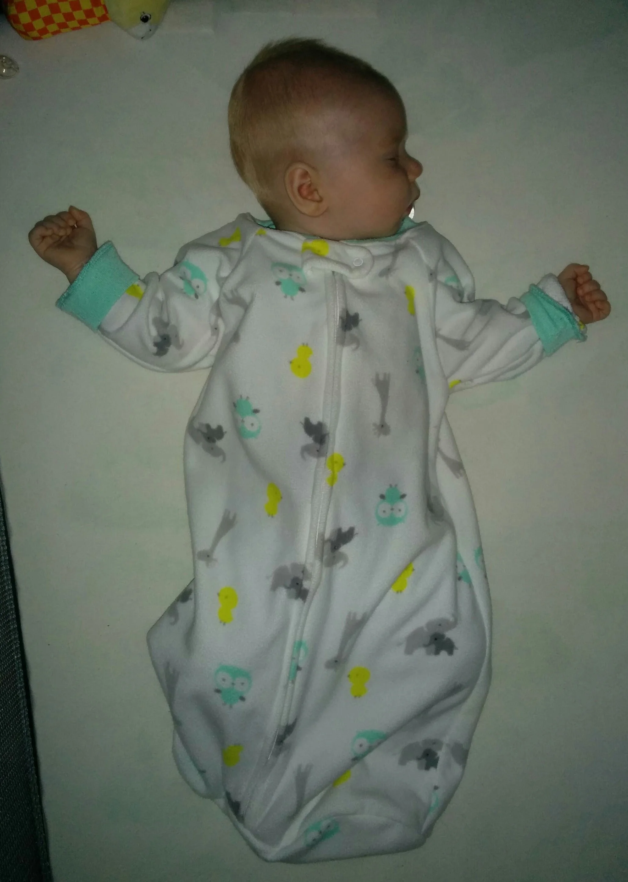 Still sleeping?! That was a first!