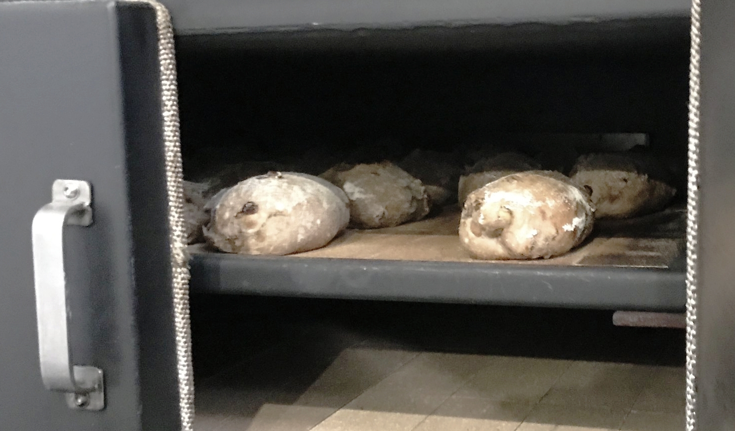 Loaves after ‘shuffling’.