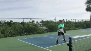This drive after retrieving a lob would earn you 2 points in this Training Challenge.