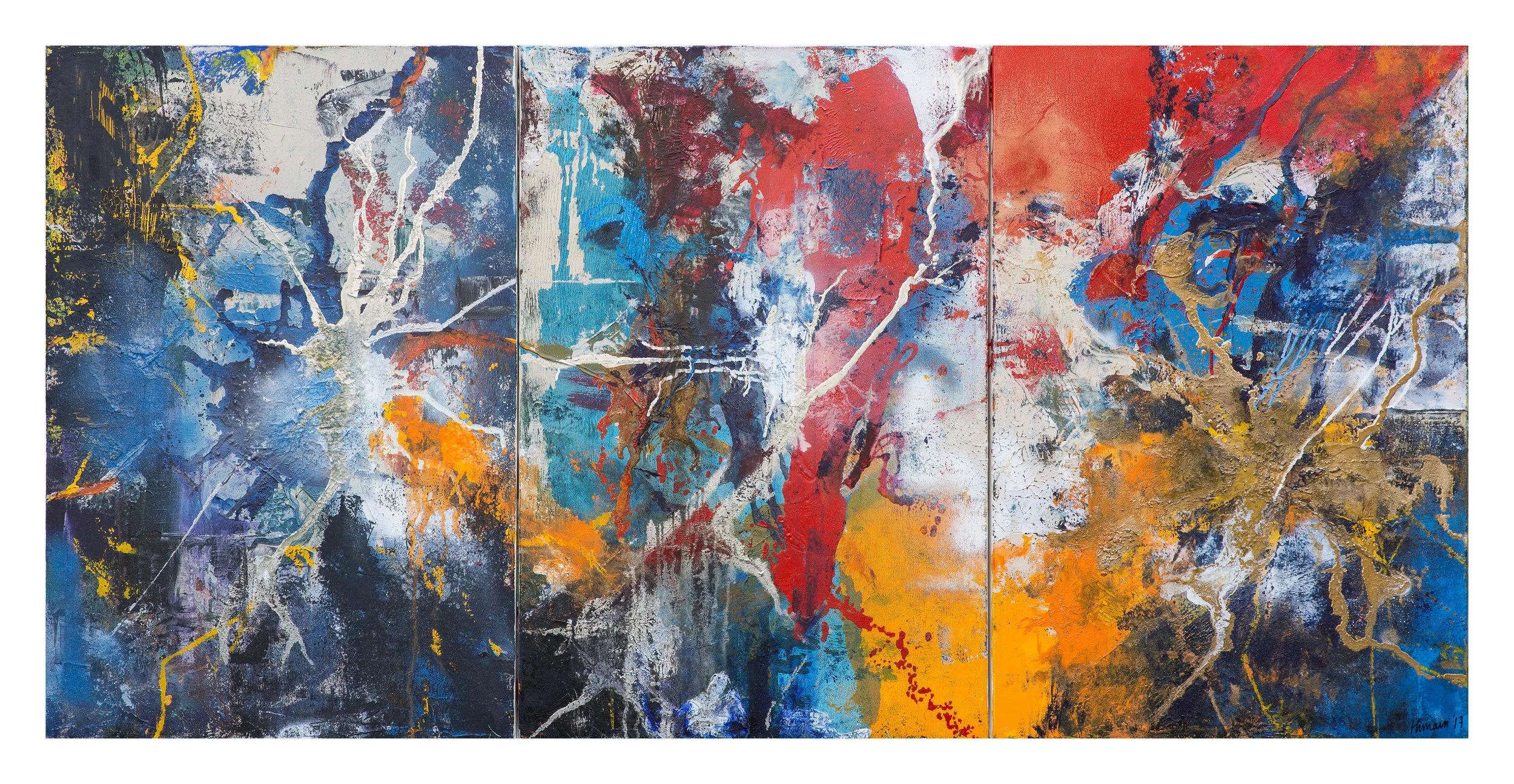 Moving Borders 72” x 36” £3,558