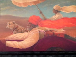 Maharaja, boy and cheetah 30” x 40” £7,450