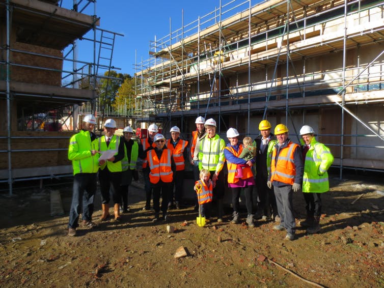 Under construction: Low Impact Living Affordable Community (LILAC) development in Leeds. LILAC Leeds.