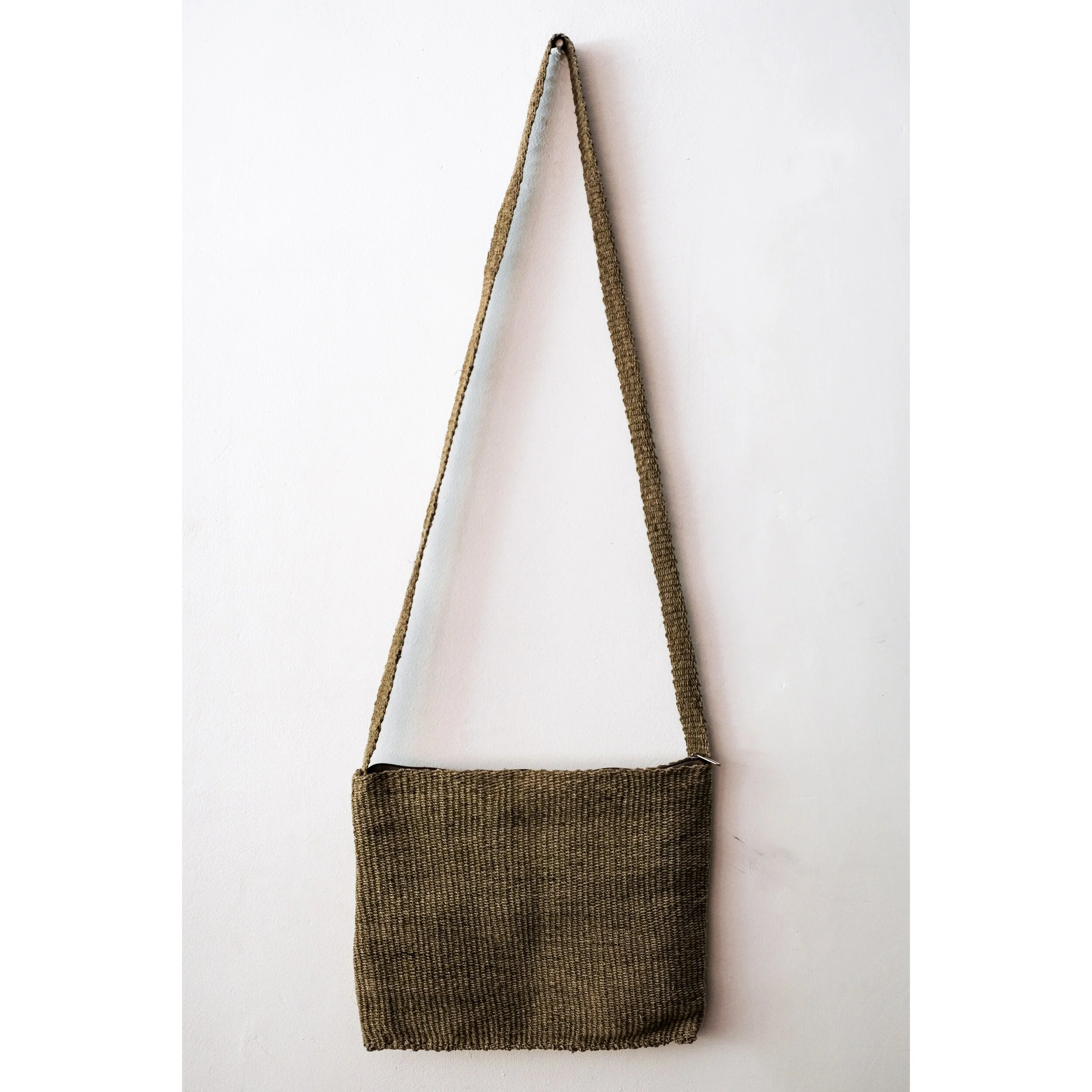 woven messenger bag