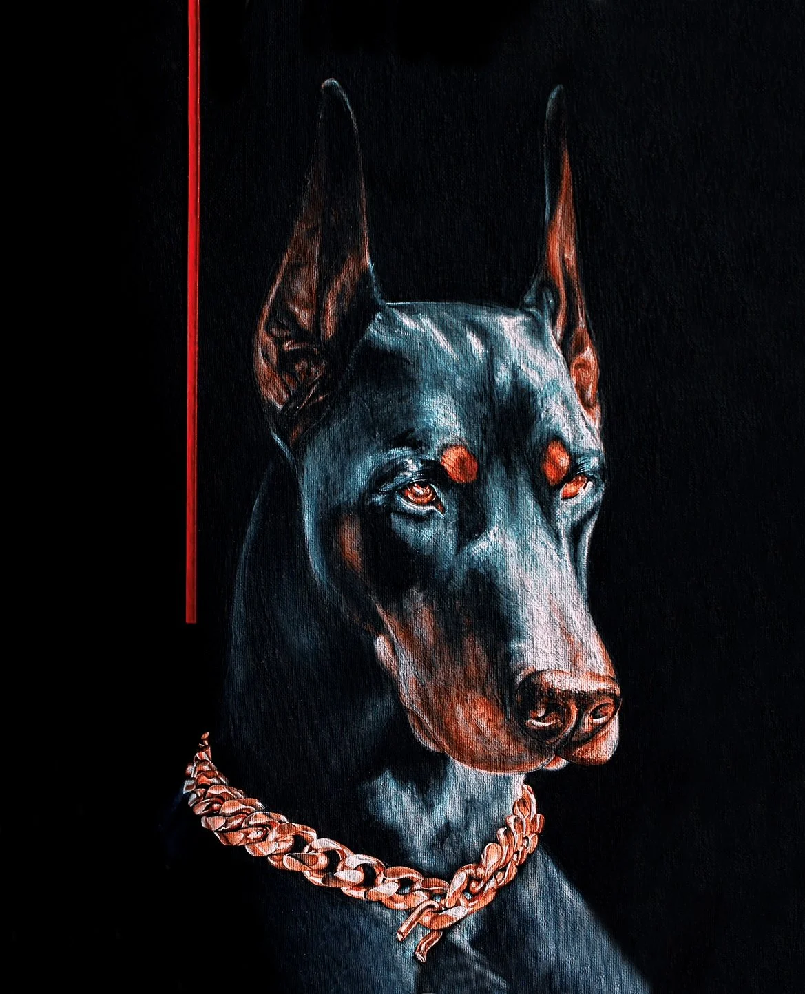 'DEMON DOG - 01'  LIMITED EDITION PRINT