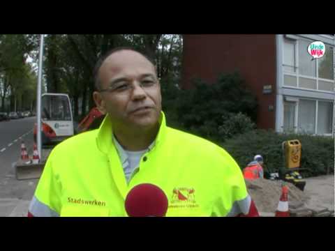 UindeWijk Overvecht Utrecht Nieuwe lantaarnpalen en kabels