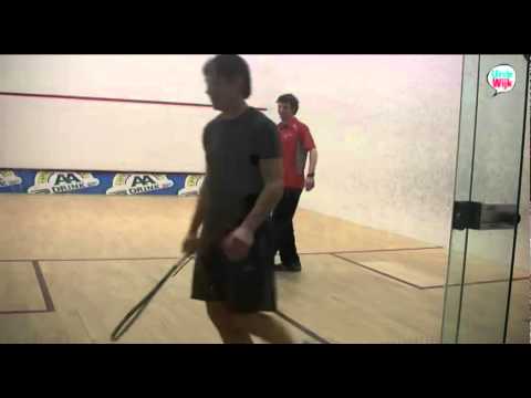 uindewijk Overvecht Utrecht Verina Agasi op bezoek bij de squashbaan Overvecht