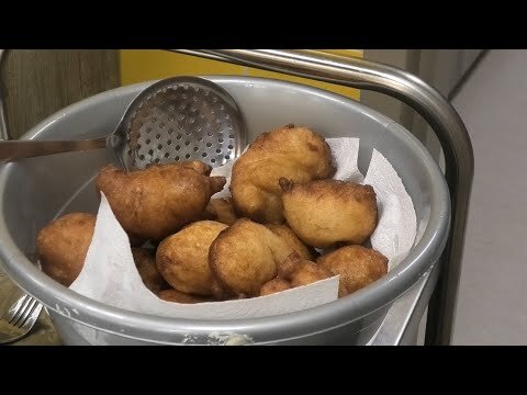 Oliebollen bakken