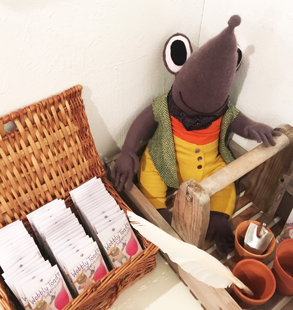 Monty the Mole from my book 'Mole on Patrol'