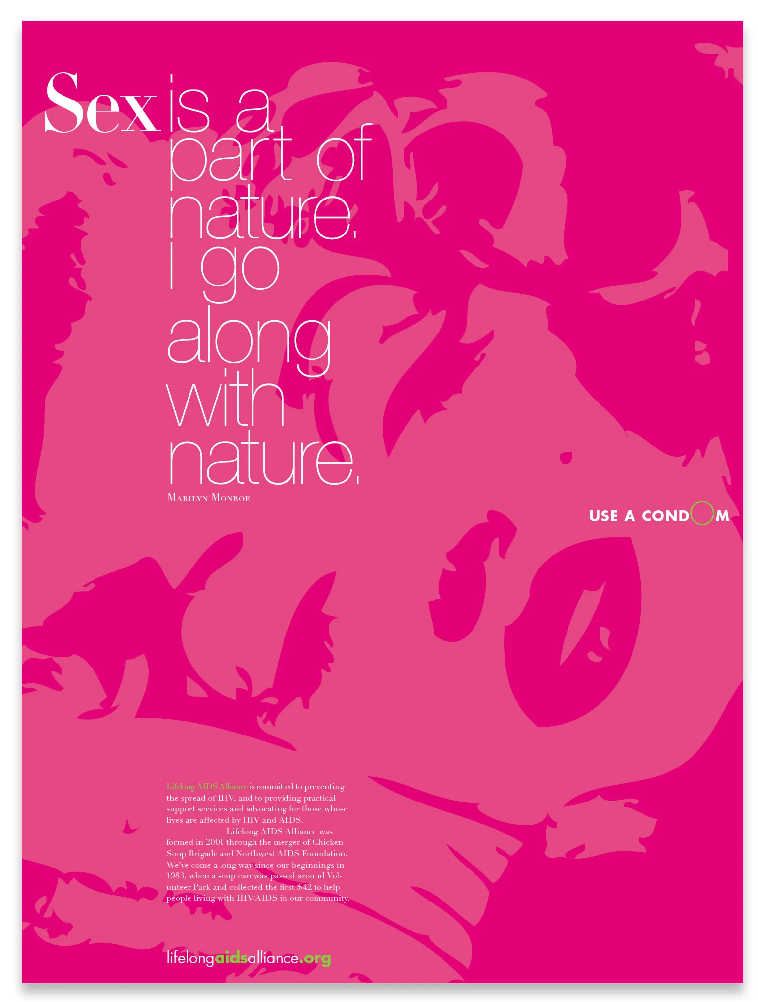 A poster for Lifelong Aids Alliance