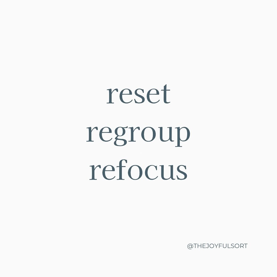 A great Monday mantra any week, but especially for one that&rsquo;s filled with work and the last actual days of the school year and sports and class celebrations and field trips and Honors Nights and, and, and&hellip;

Reset, regroup, refocus, and l