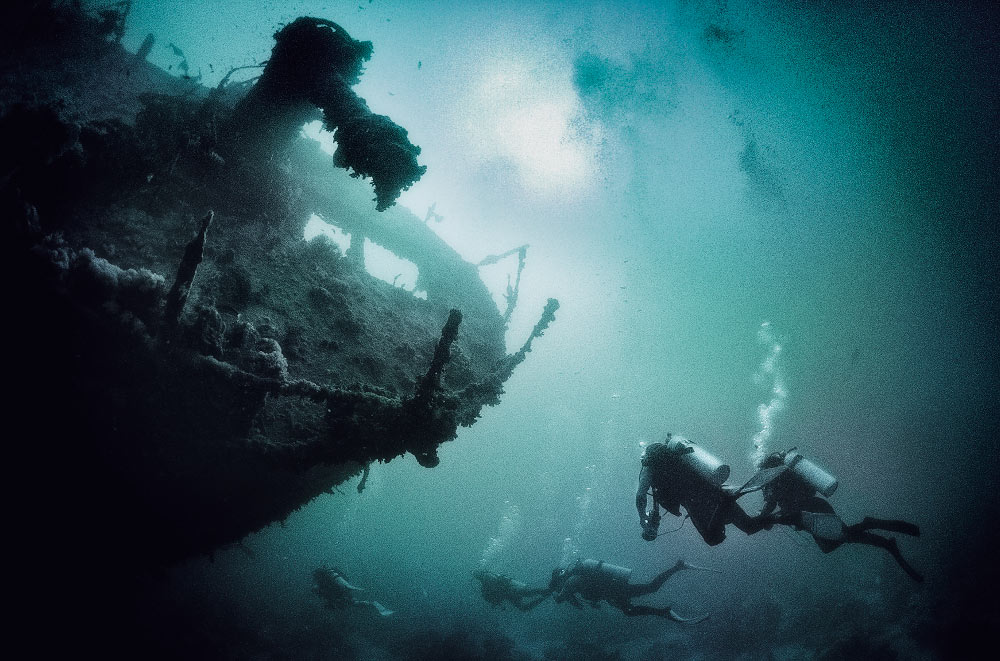 Wreck of the SS Thistlegorm, near Res Muhammad, Red Sea