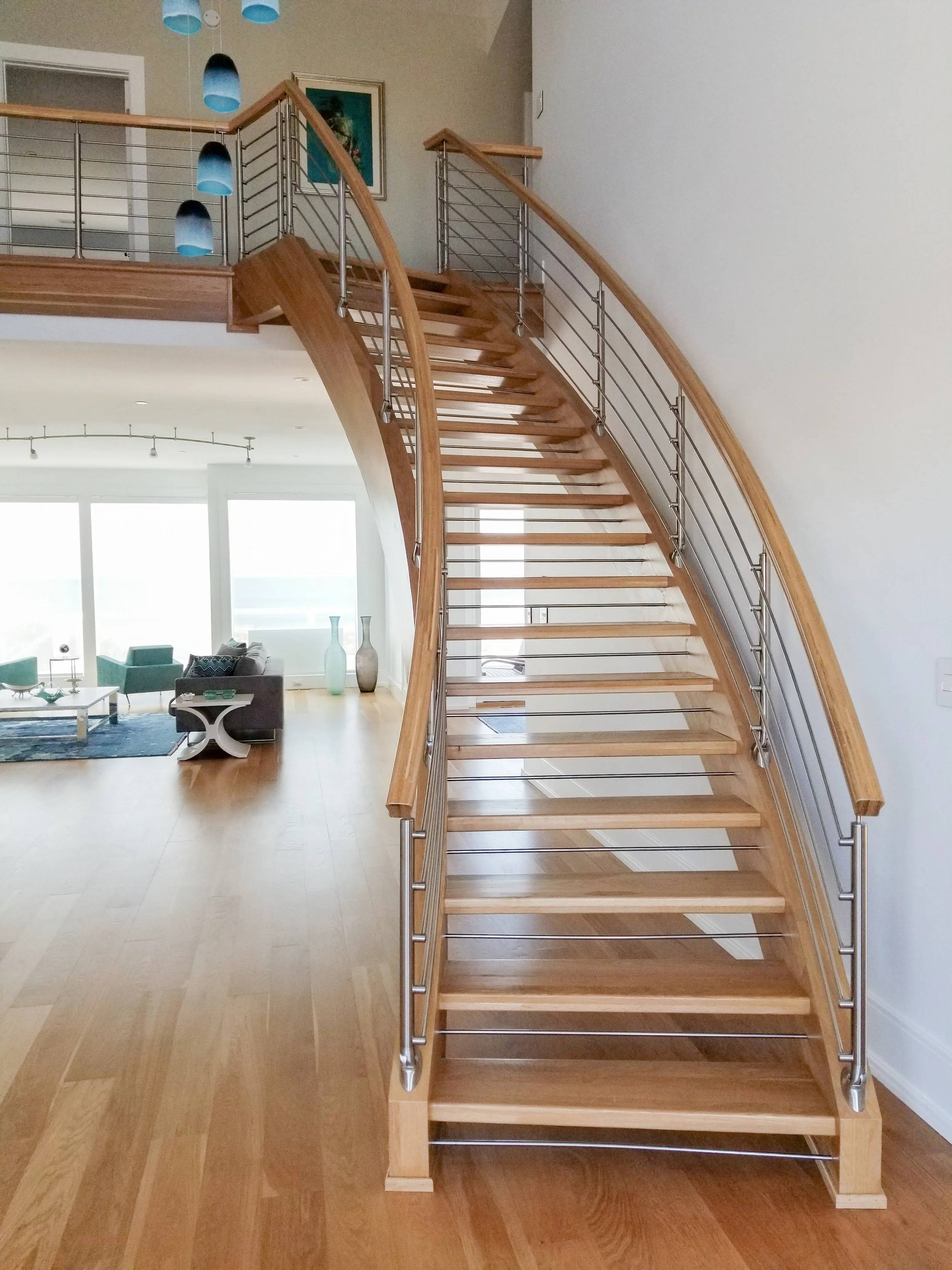 Starting Step Treads & Starting Steps — Oak Pointe - Custom Millwork, Specialty Stair ...