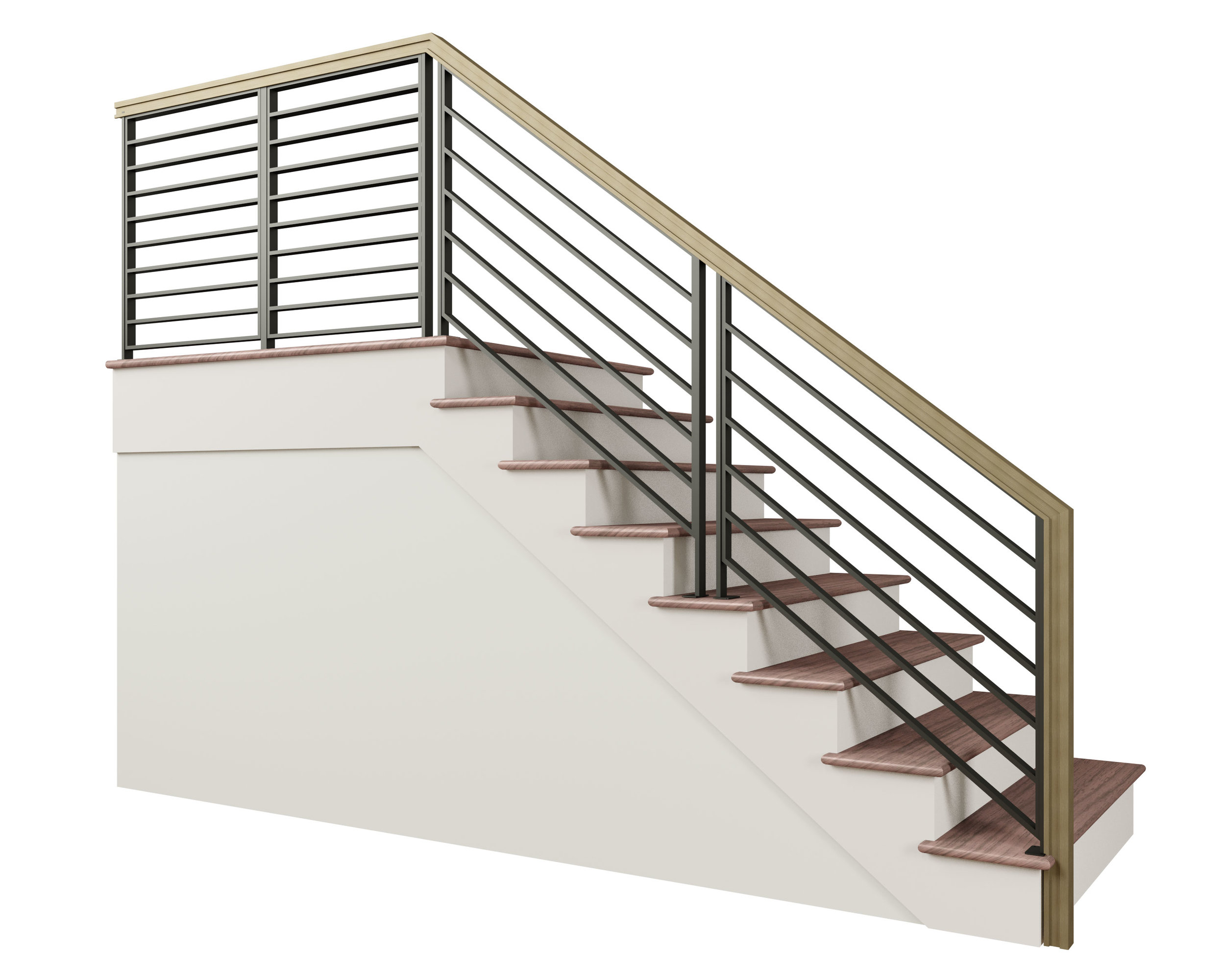 All the Details on Our Industrial Metal Stair Railing - Plank and