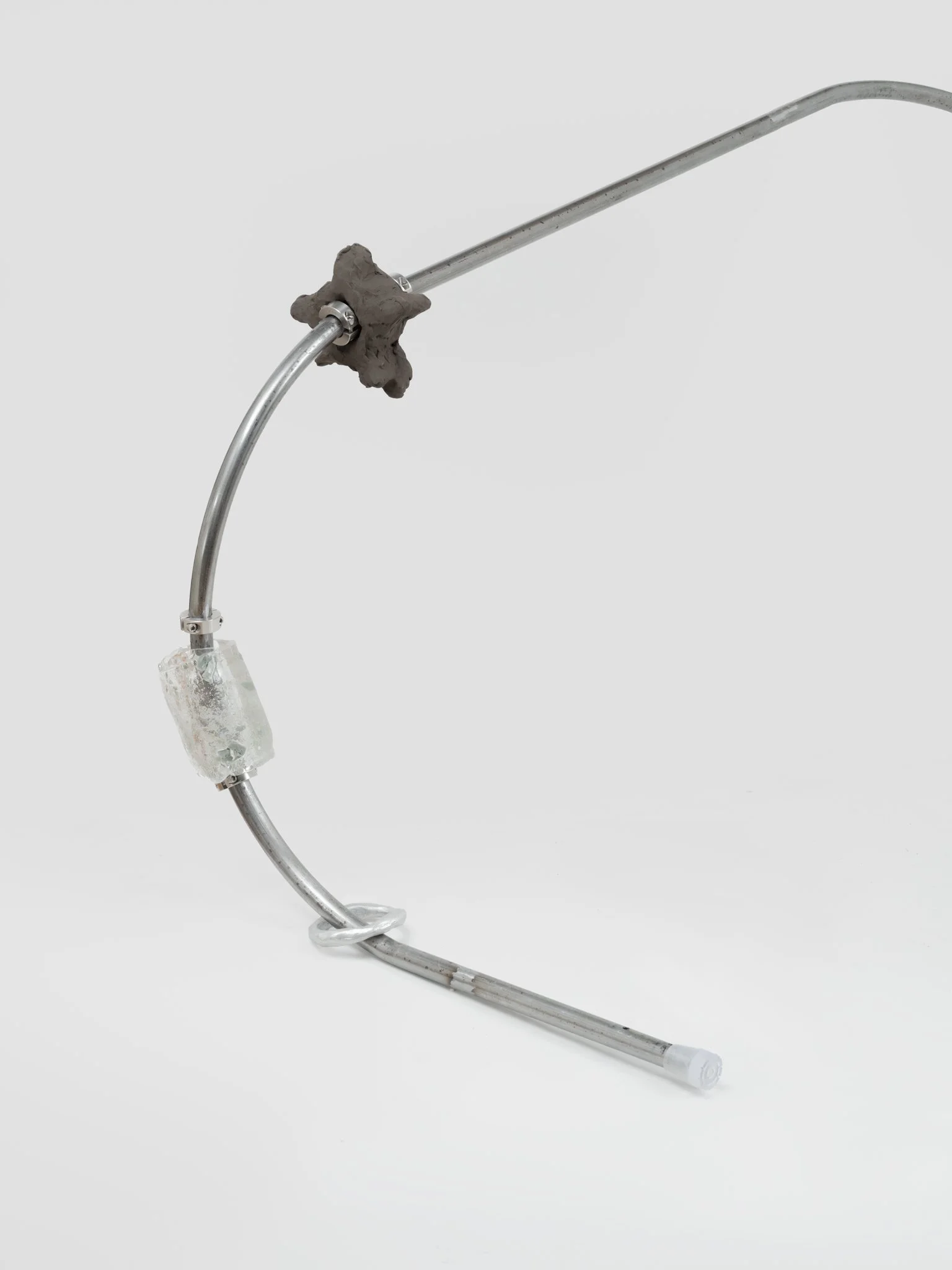 Waiting Room, 2025, Steel, ceramic, glass, aluminum, 3d printed resin, 7 x 5 x 2.5 ft, 213 x 152 x 76 cm