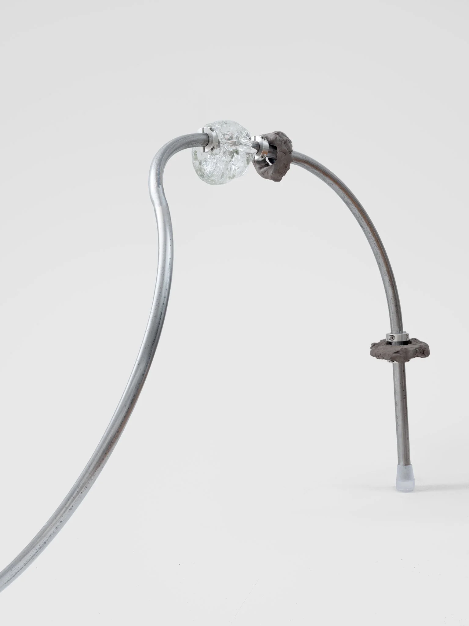 Waiting Room, 2025, Steel, ceramic, glass, aluminum, 3d printed resin, 7 x 5 x 2.5 ft, 213 x 152 x 76 cm