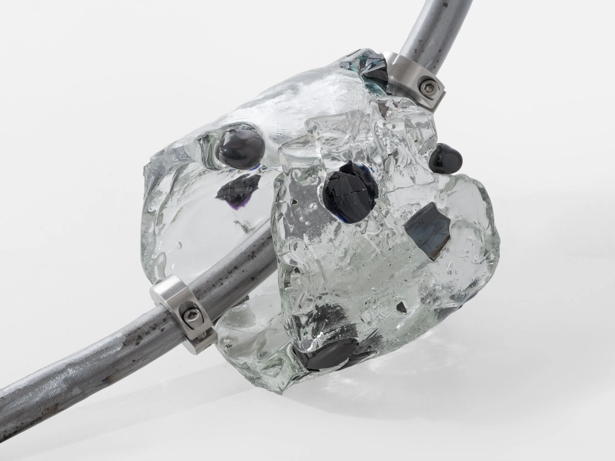 Waiting Room, 2025, Steel, ceramic, glass, aluminum, 3d printed resin, 7 x 5 x 2.5 ft, 213 x 152 x 76 cm