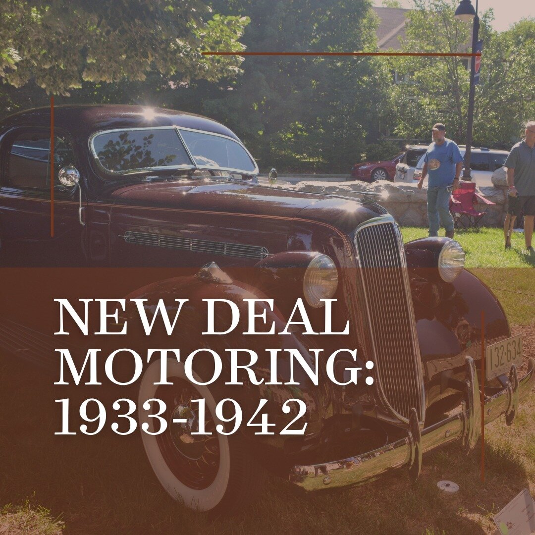 New Deal Motoring: 1933-1942 is an open class for 1933-1942 &ldquo;affordable&rdquo; automobiles.