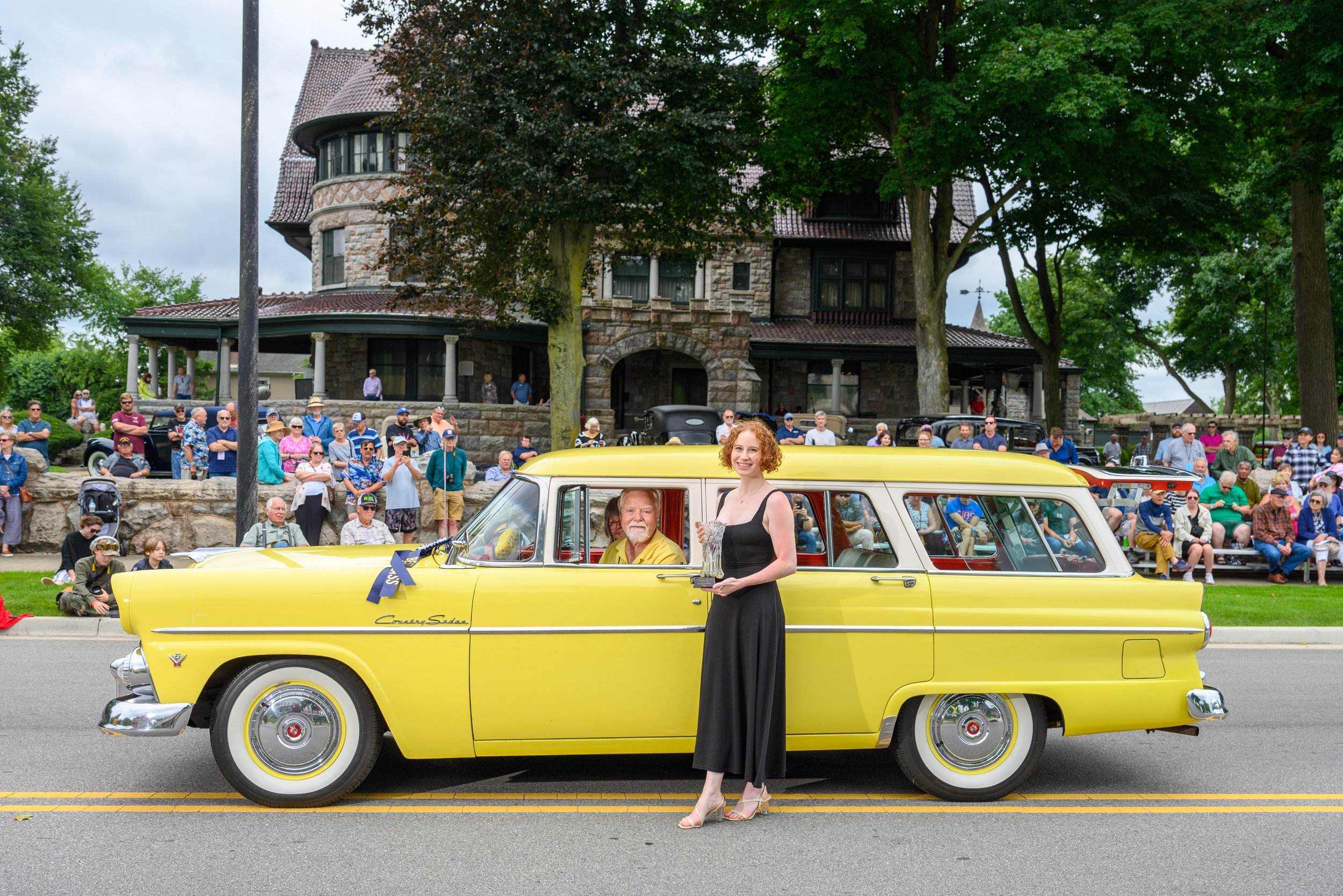 1955 Ford Country Sedan, Fred &amp; Diane Ives