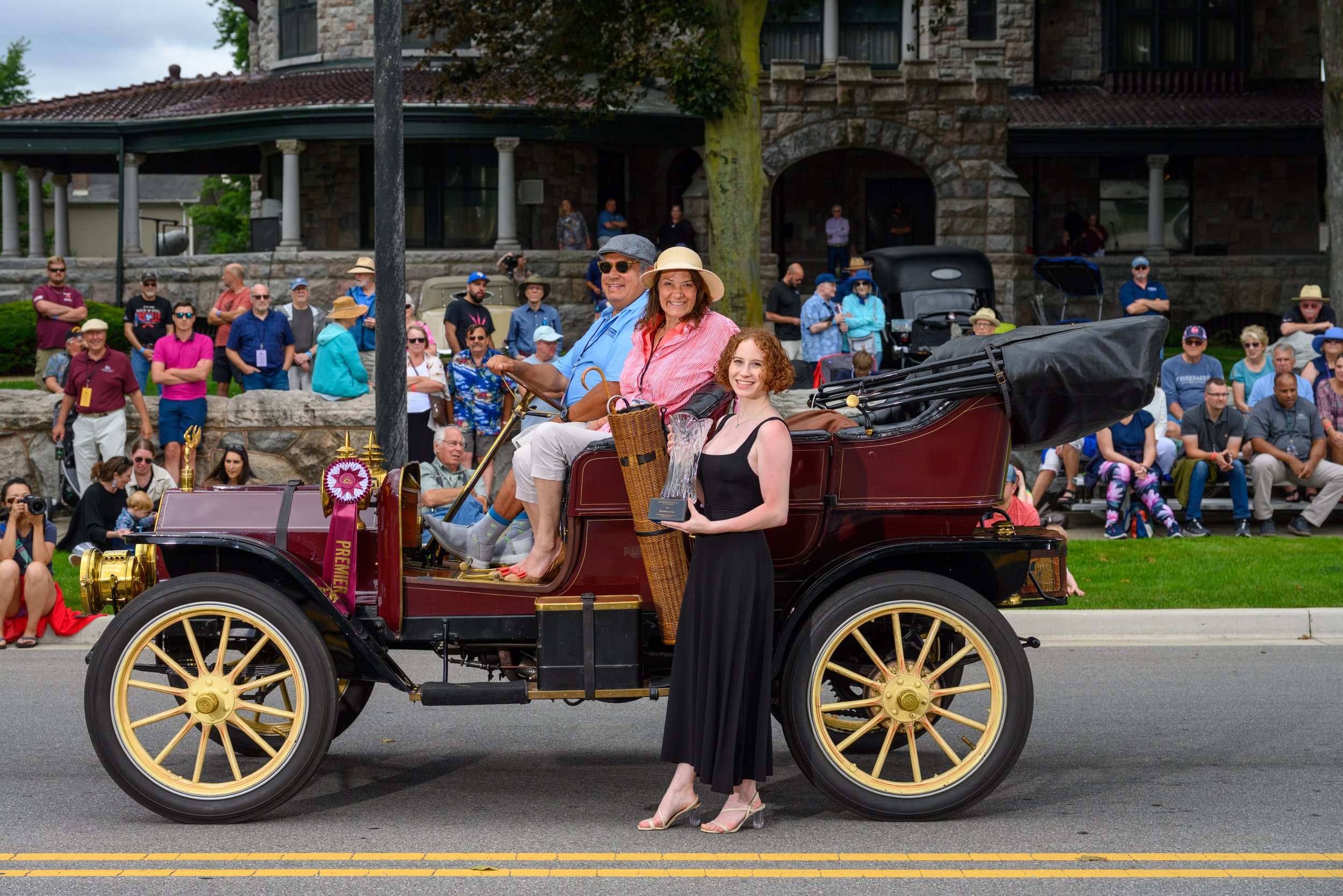 1908 Reo Model A, Russ Rodriguez &amp; Mary Ellen Thielemann