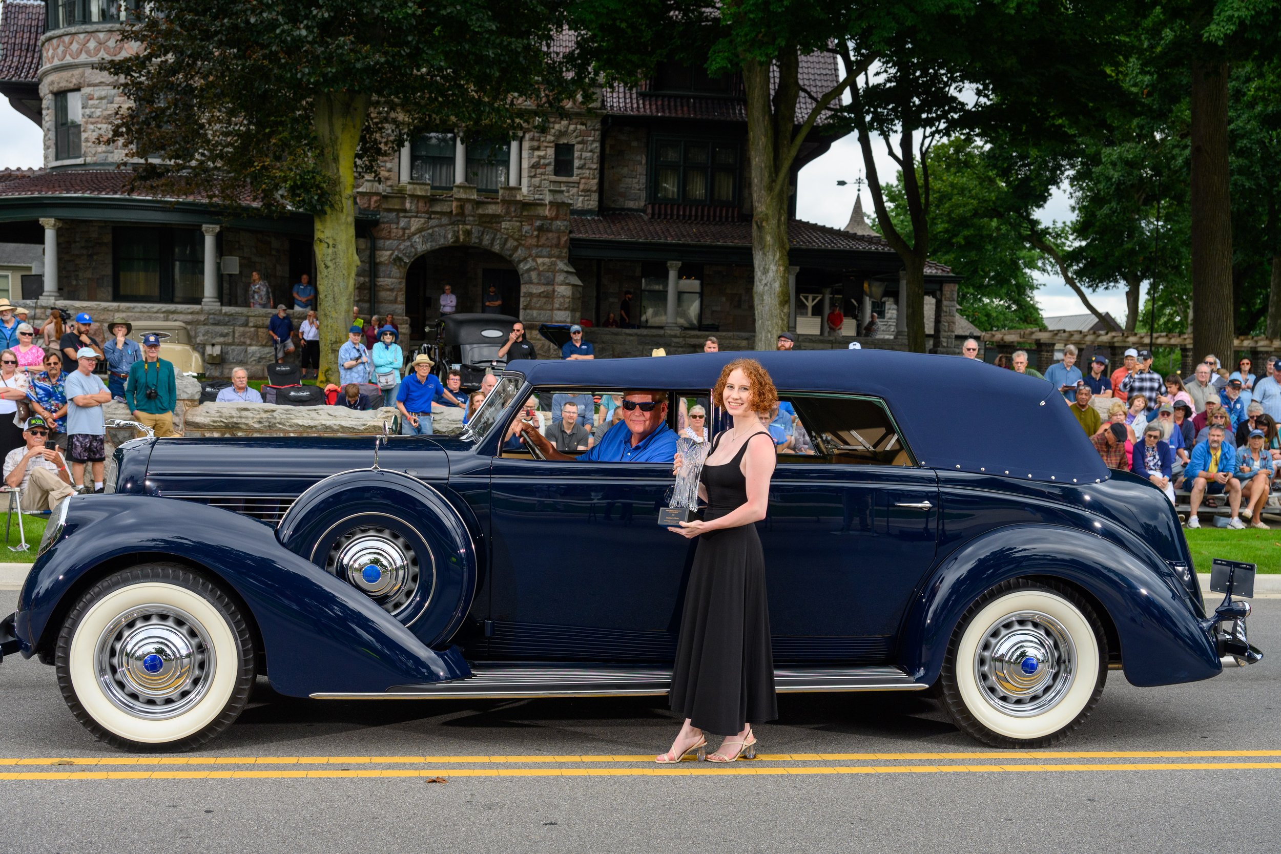 1938 Lincoln K LeBaron Convertible Sedan, Charles Mullen 	  