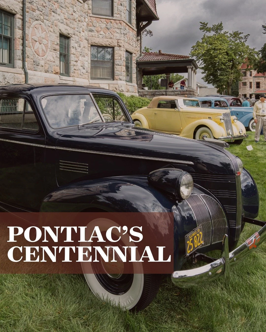 Last up in our class reveal, we have Pontiac's Centennial, an open class for Pontiacs of all years. Apply with your Pontiac to the 2026 Concours d'Elegance at Copshaholm at the link in our bio.
