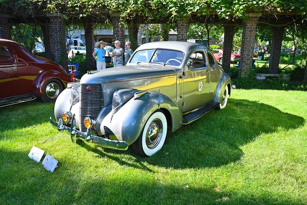 A 1938 Studebaker President Coupe seems an appropriate choice for Presidents' Day. 1938 was the first Studebaker model year to feature styling by Raymond Loewy Associates.
