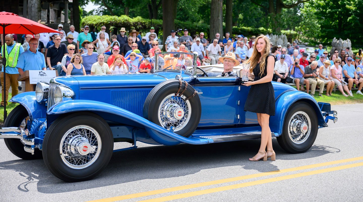 This 1931 Cord L29 Cabriolet is powered by a 125-horsepower 298 cubic-inch inline eight-cylinder
engine.