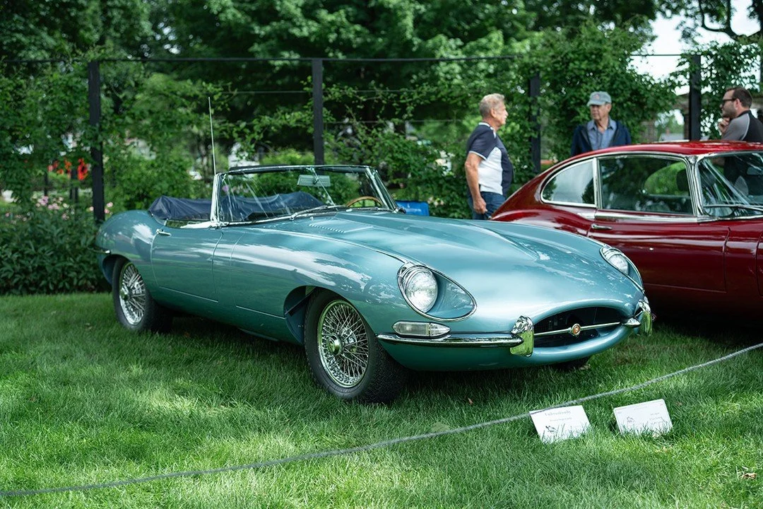 This 1968 Jaguar E-Type Roadster from the 2023 show field has power supplied by a 4.2 litre version of Jaguar&rsquo;s inline six-cylinder XK engine that developed 265 horsepower.