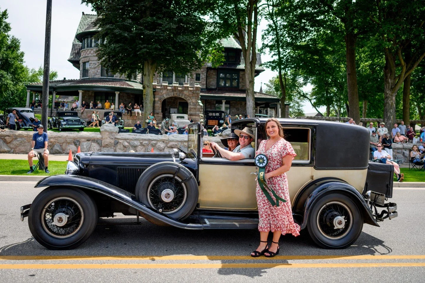 A Champion Award in Auburns &amp; Cords was awarded to this 1929 Cord L29 Town Car with body by D'Ieteren Freres