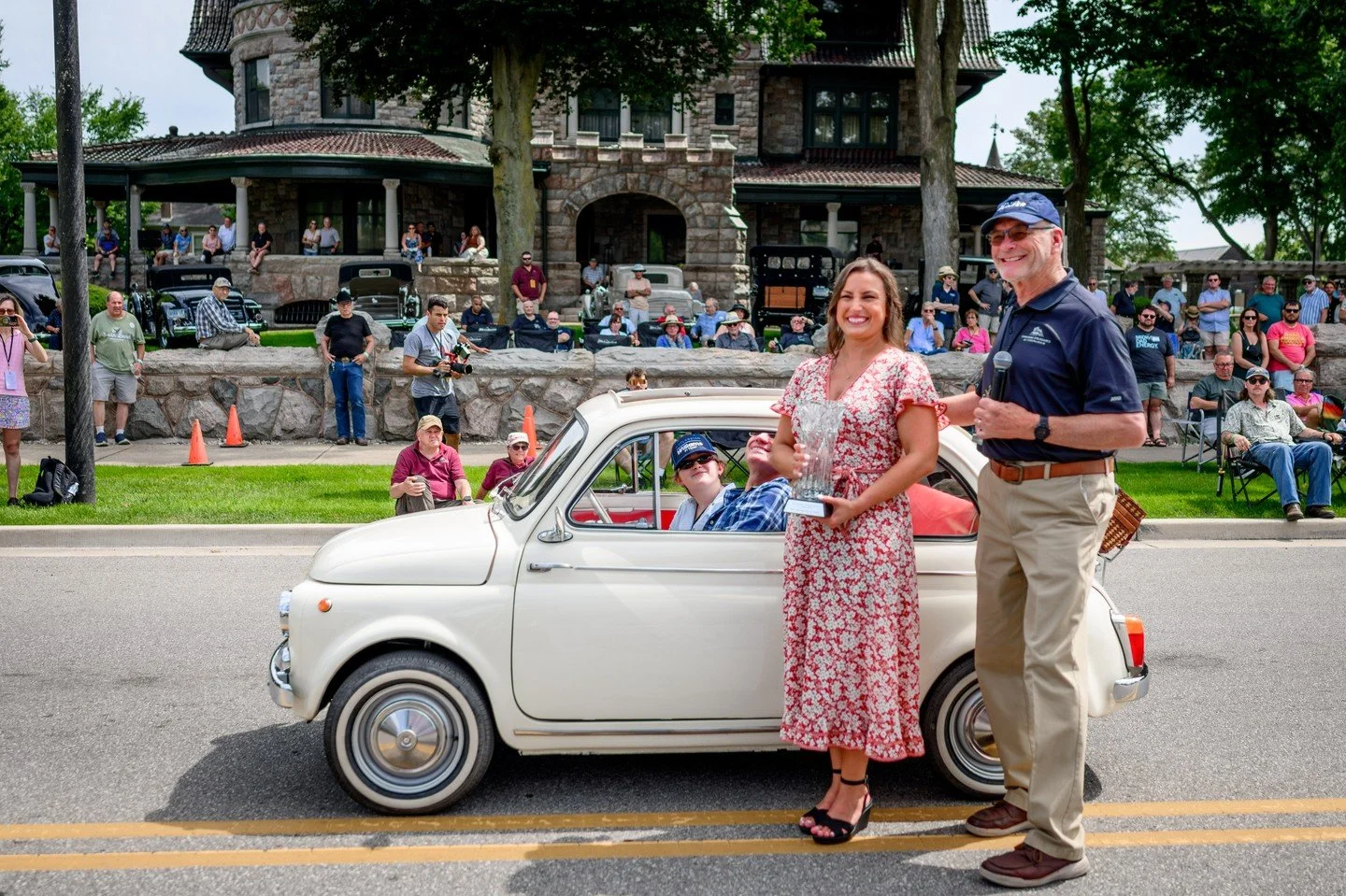The Tom Cotter Digs This Car Award went to this 1962 Fiat Nuova Transformable.