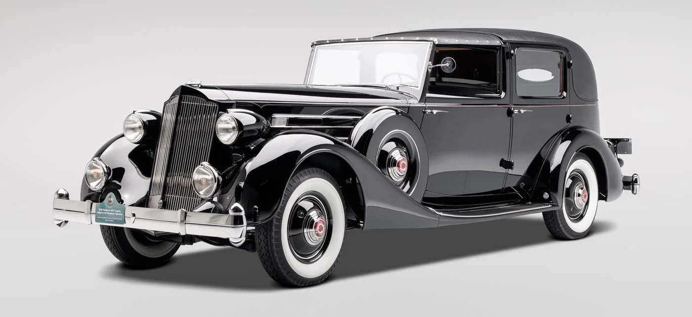 Charlie Chaplin’s 1936 Packard Twelve All Weather Cabriolet is only one of two known to exist.